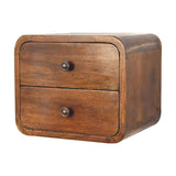 Floating Mini Chestnut Bedside - Artisan Furniture