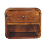 Mini Curve Floating Bedside - Artisan Furniture