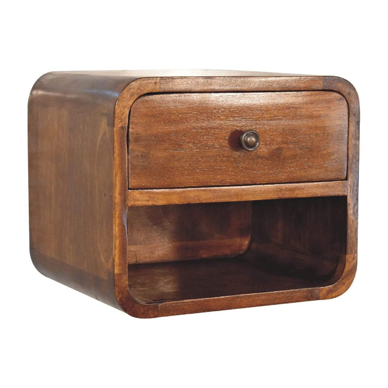 Mini Curve Floating Bedside - Artisan Furniture - Flyclothing LLC