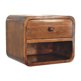 Mini Curve Floating Bedside - Artisan Furniture