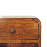Mini Curve Floating Bedside - Artisan Furniture - Flyclothing LLC