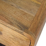 Mini Oak-ish Floating Open Bedside - Artisan Furniture - Flyclothing LLC