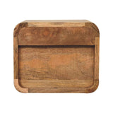 Mini Oak-ish Floating Open Bedside - Artisan Furniture - Flyclothing LLC