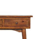 Mini Chestnut Hallway Console - Artisan Furniture - Flyclothing LLC