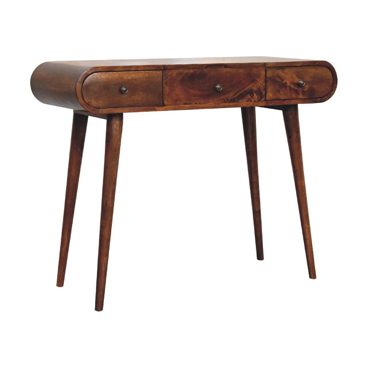 Chestnut Mirror Dressing Table - Artisan Furniture - Flyclothing LLC