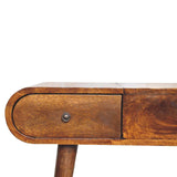 Chestnut Mirror Dressing Table - Artisan Furniture - Flyclothing LLC