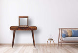 Chestnut Mirror Dressing Table - Artisan Furniture - Flyclothing LLC