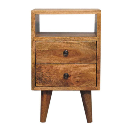 Mini Oak-ish Classic Open Bedside - Artisan Furniture - Flyclothing LLC