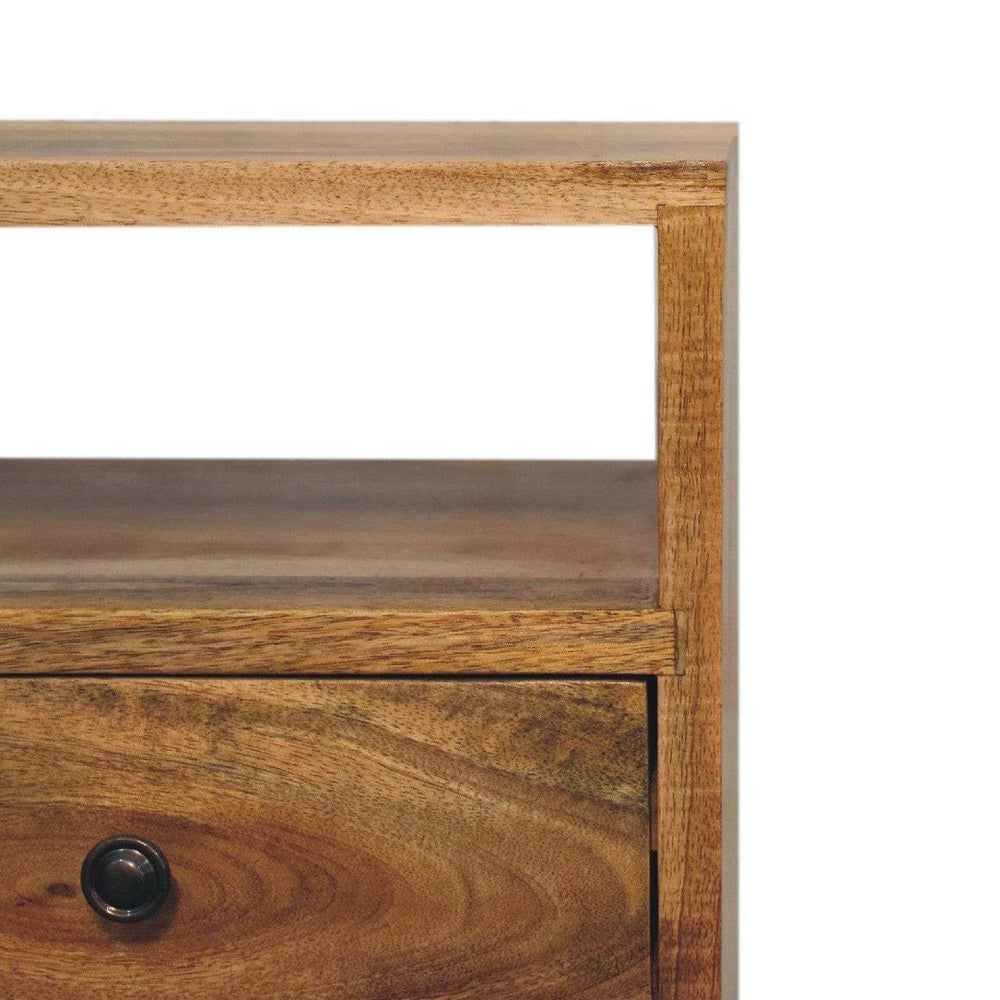 Mini Oak-ish Classic Open Bedside - Artisan Furniture - Flyclothing LLC