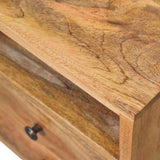 Mini Oak-ish Classic Open Bedside - Artisan Furniture - Flyclothing LLC