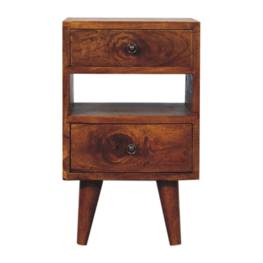 Mini Classic Multi Chestnut Bedside - Artisan Furniture - Flyclothing LLC