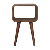 Mini Curved Open Bedside - Artisan Furniture - Flyclothing LLC