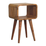 Mini Curved Open Bedside - Artisan Furniture - Flyclothing LLC