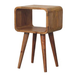 Mini Curved Open Bedside - Artisan Furniture - Flyclothing LLC