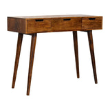 Chestnut Foldable Mirror Table - Artisan Furniture - Flyclothing LLC