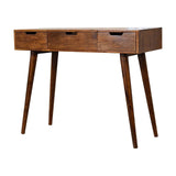 Chestnut Foldable Mirror Table - Artisan Furniture - Flyclothing LLC