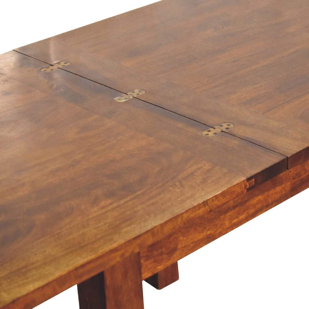 Chestnut Butterfly Dining Table - Artisan Furniture - Flyclothing LLC