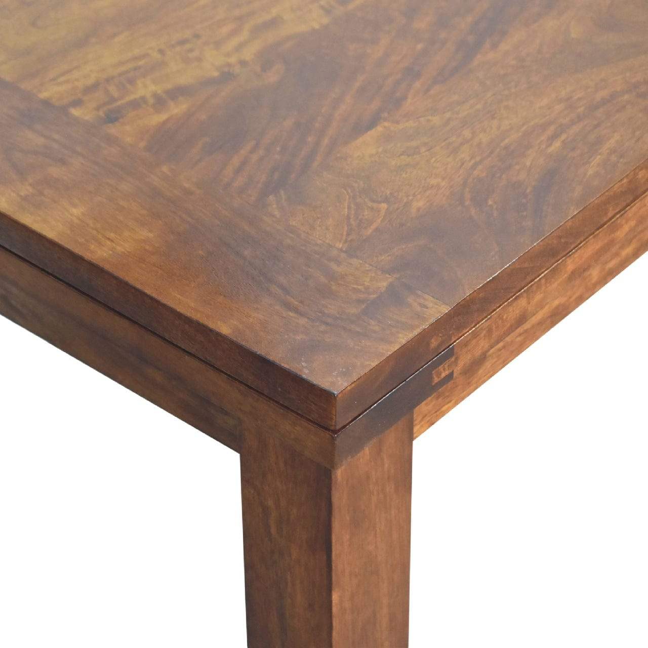 Chestnut Butterfly Dining Table - Artisan Furniture - Flyclothing LLC