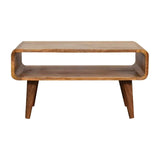 Open Oak-ish Media Unit - Artisan Furniture - Flyclothing LLC