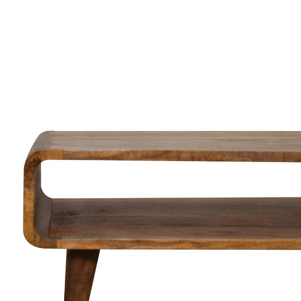 Open Oak-ish Media Unit - Artisan Furniture - Flyclothing LLC