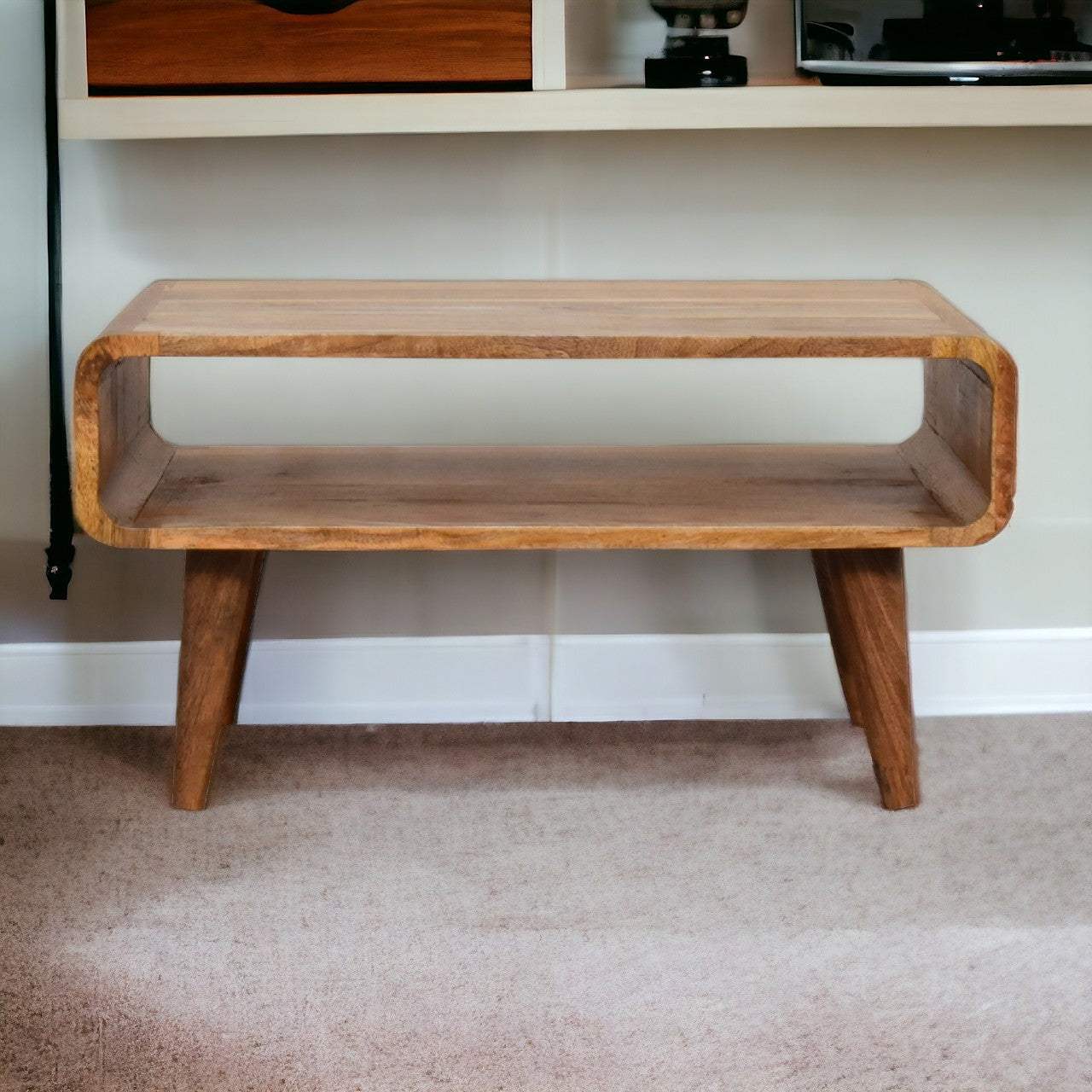 Open Oak-ish Media Unit - Artisan Furniture - Flyclothing LLC