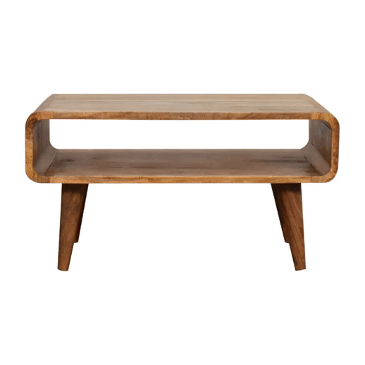Open Oak-ish Media Unit - Artisan Furniture - Flyclothing LLC