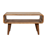 Open Oak-ish Media Unit - Artisan Furniture - Flyclothing LLC
