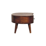 Mini Chesnut Wave Coffee Table - Artisan Furniture - Flyclothing LLC