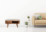 Mini Oak-ish Wave Coffee Table - Artisan Furniture - Flyclothing LLC