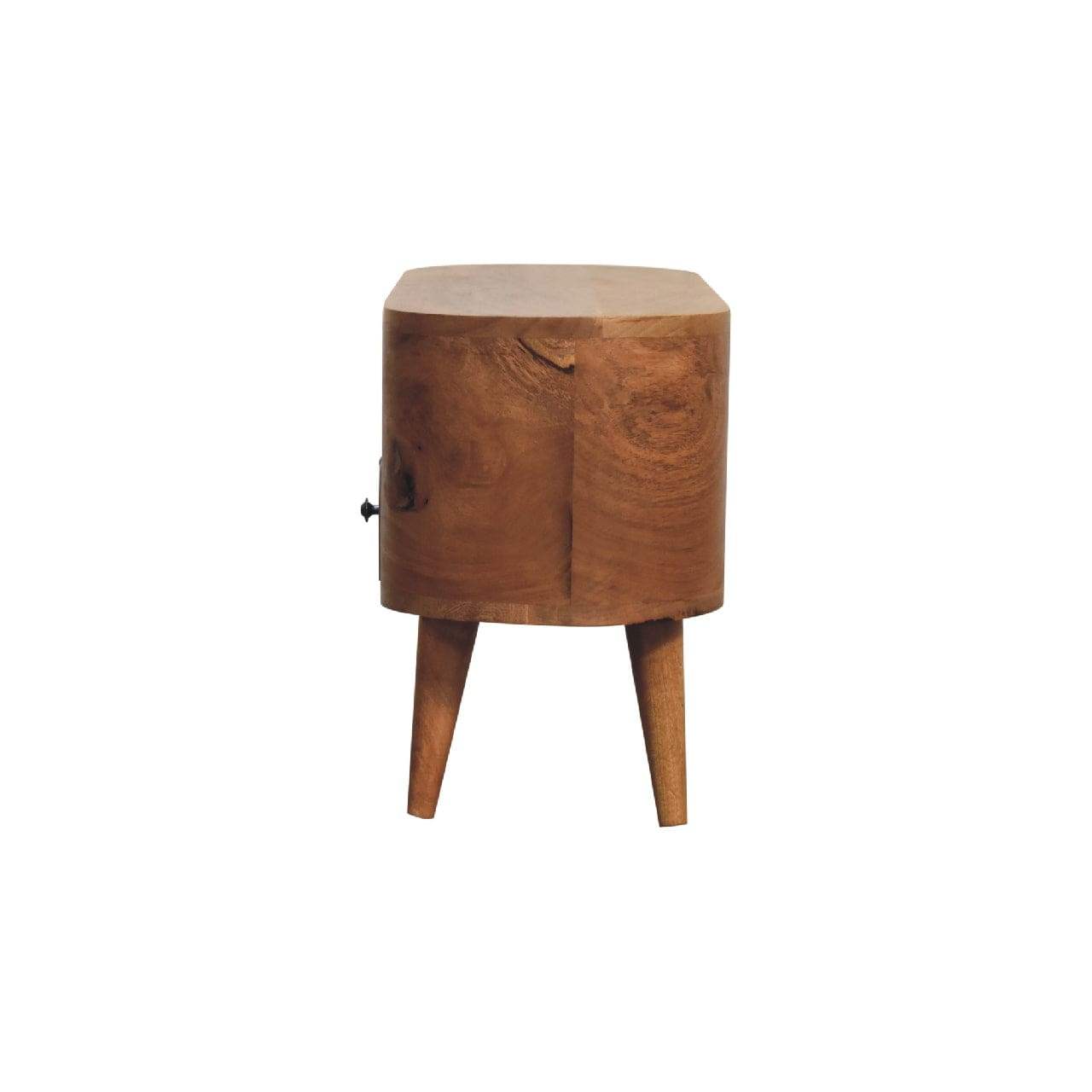 Mini Rounded Entertainment Unit - Artisan Furniture - Flyclothing LLC