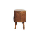 Mini Rounded Entertainment Unit - Artisan Furniture - Flyclothing LLC