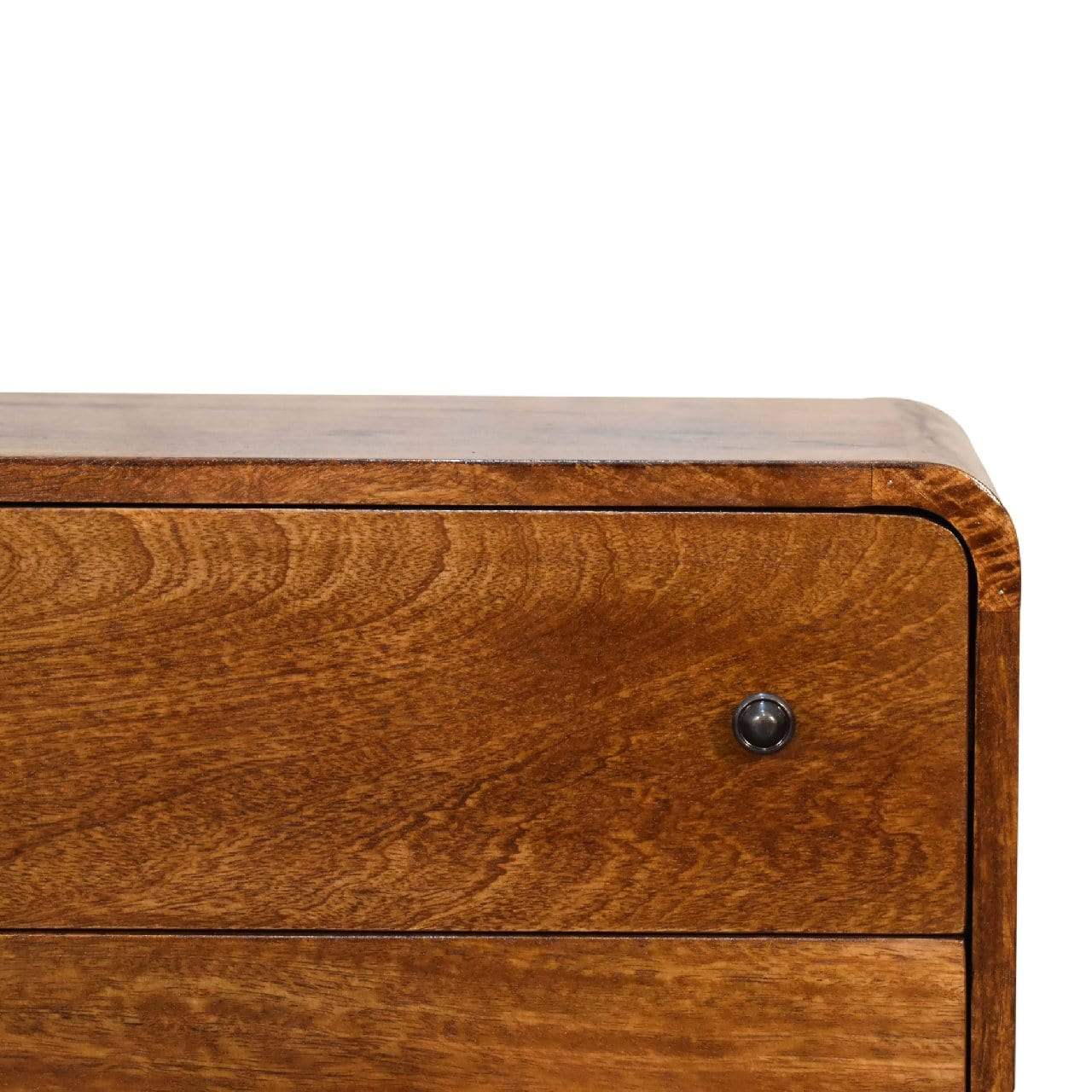 Mini Curved Chestnut Chest - Artisan Furniture - Flyclothing LLC