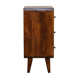 Mini Curved Chestnut Chest - Artisan Furniture - Flyclothing LLC