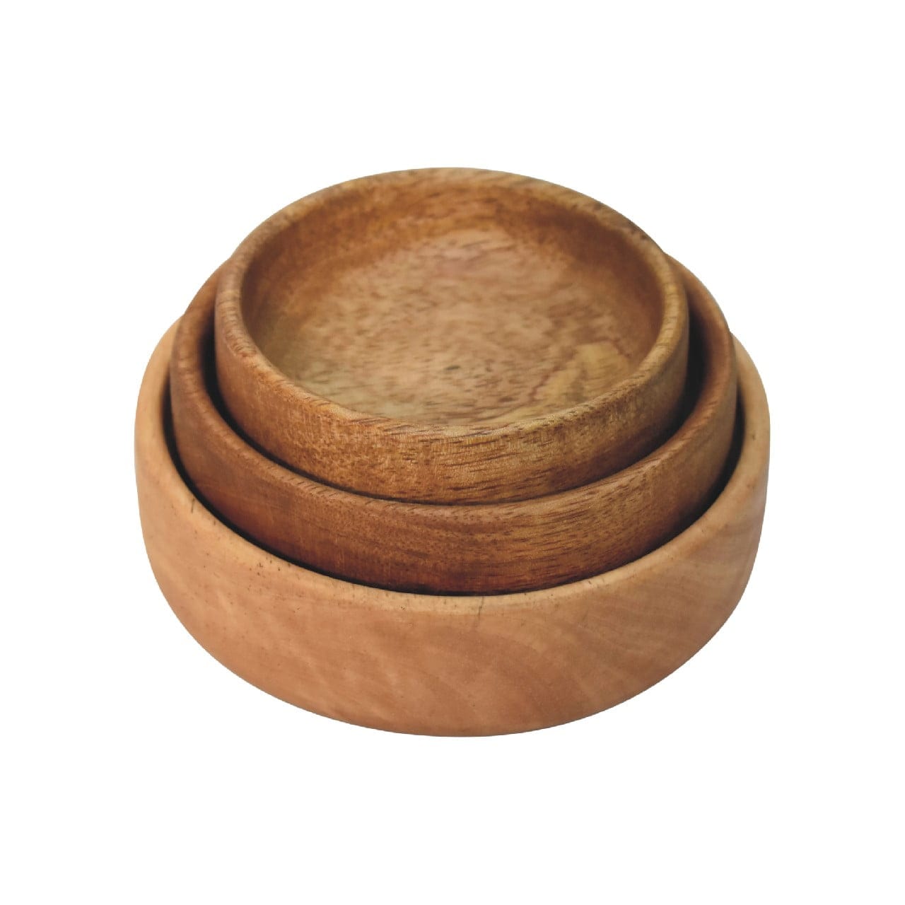 Artisan Solid Wood Fruit Bowl Set of 3 - Artisan Furniture