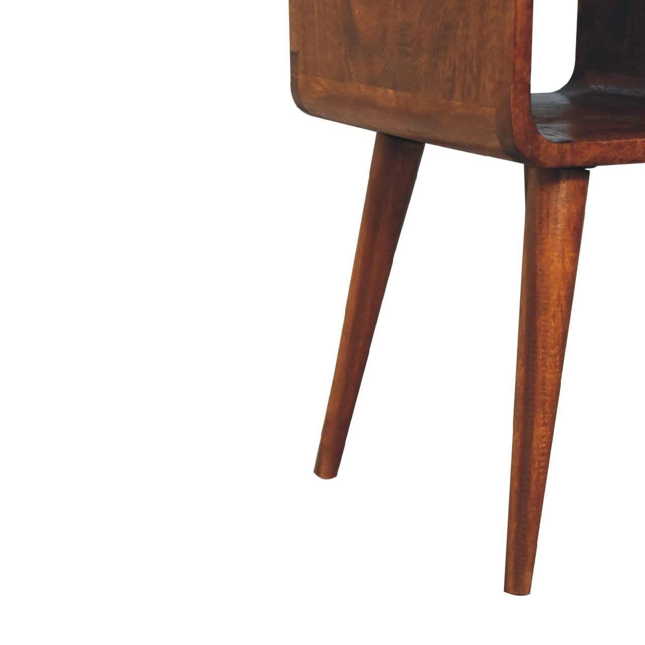 Mini Chestnut Curve Lower Bedside - Artisan Furniture - Flyclothing LLC