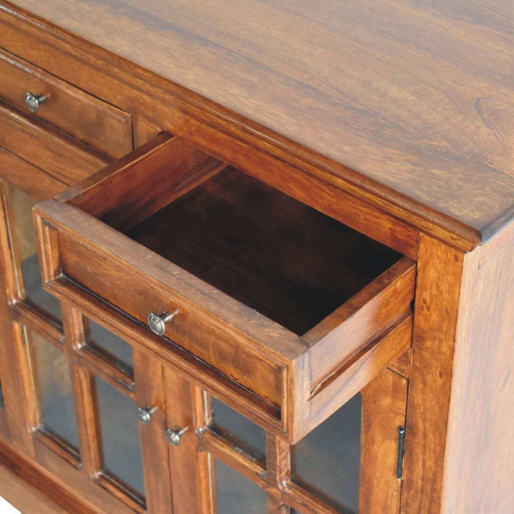 Large Glazed Sideboard - Artisan Furniture - Flyclothing LLC