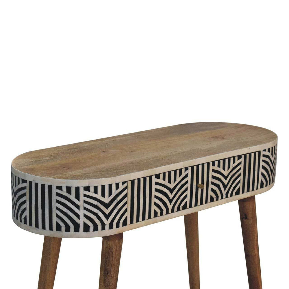 Edessa Bone Inlay Console Table - Artisan Furniture - Flyclothing LLC