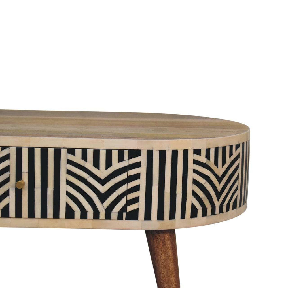Edessa Bone Inlay Coffee Table - Artisan Furniture - Flyclothing LLC