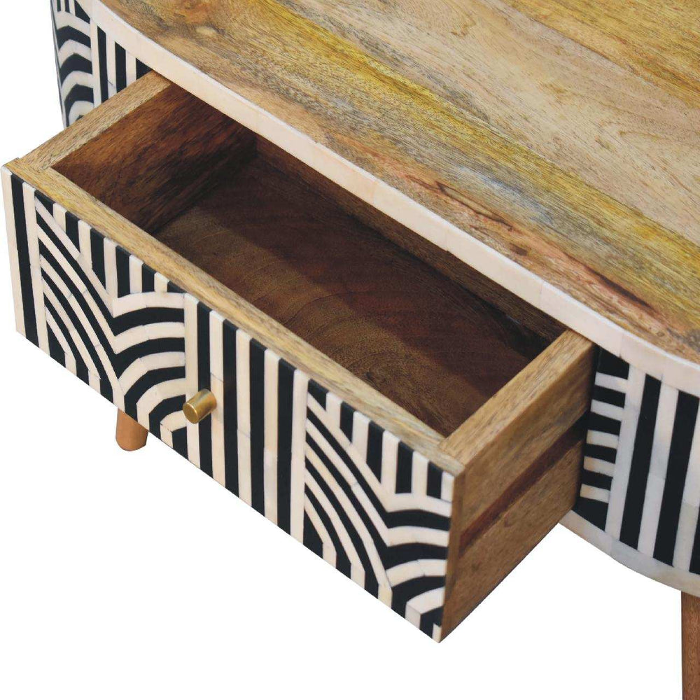 Edessa Bone Inlay Coffee Table - Artisan Furniture - Flyclothing LLC