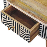 Edessa Bone Inlay Coffee Table - Artisan Furniture - Flyclothing LLC
