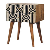 Edessa Bone Inlay Bedside - Artisan Furniture - Flyclothing LLC