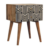 Edessa Bone Inlay Bedside - Artisan Furniture - Flyclothing LLC