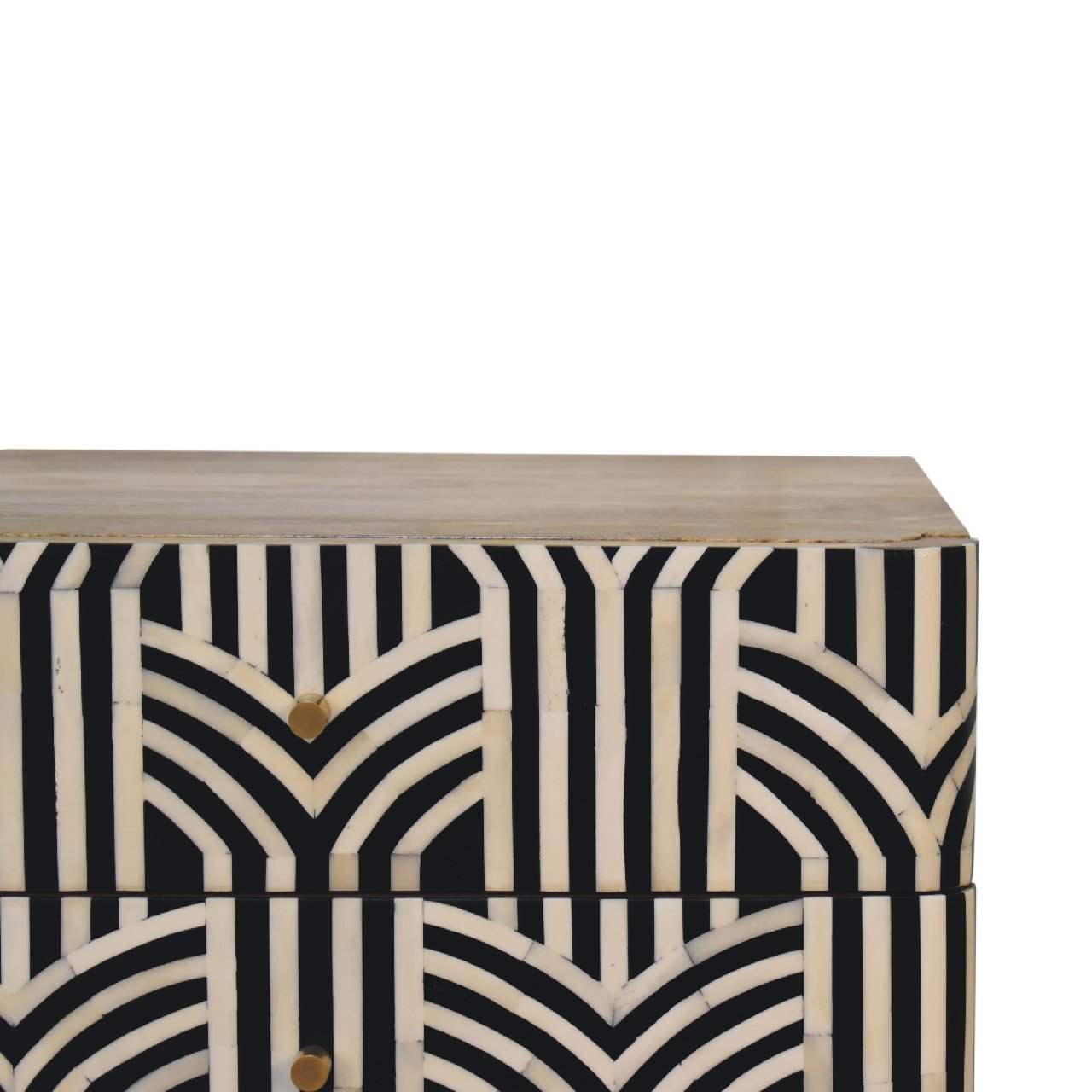 Edessa Bone Inlay Bedside - Artisan Furniture - Flyclothing LLC