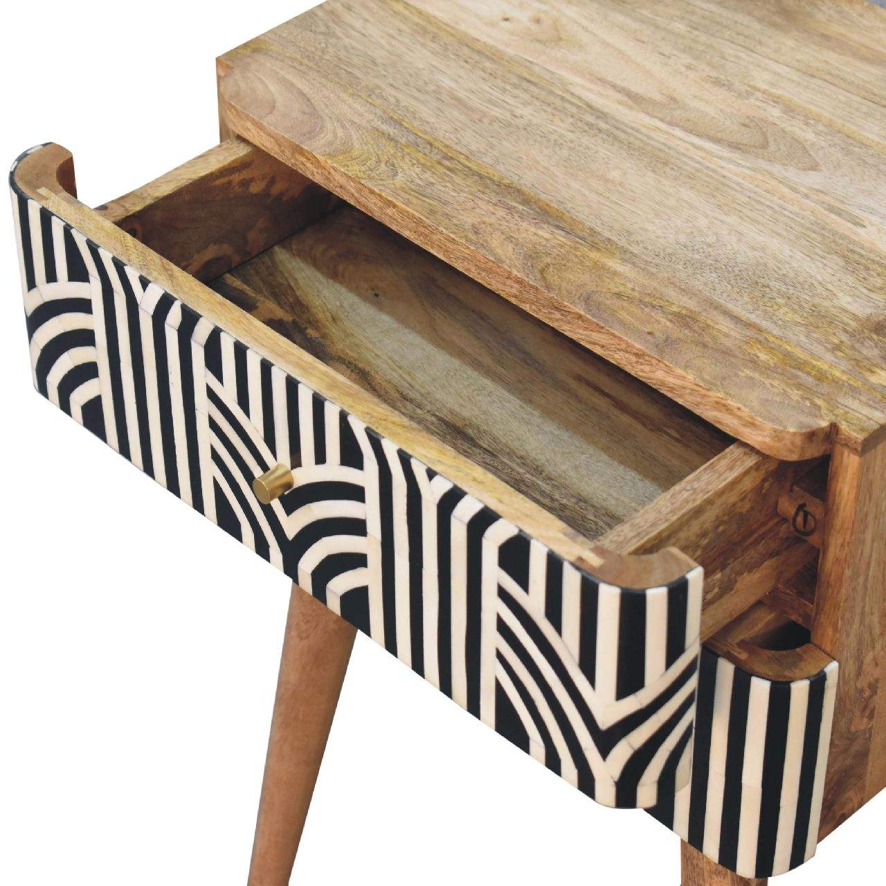 Edessa Bone Inlay Bedside - Artisan Furniture - Flyclothing LLC
