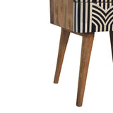 Edessa Bone Inlay Bedside - Artisan Furniture - Flyclothing LLC