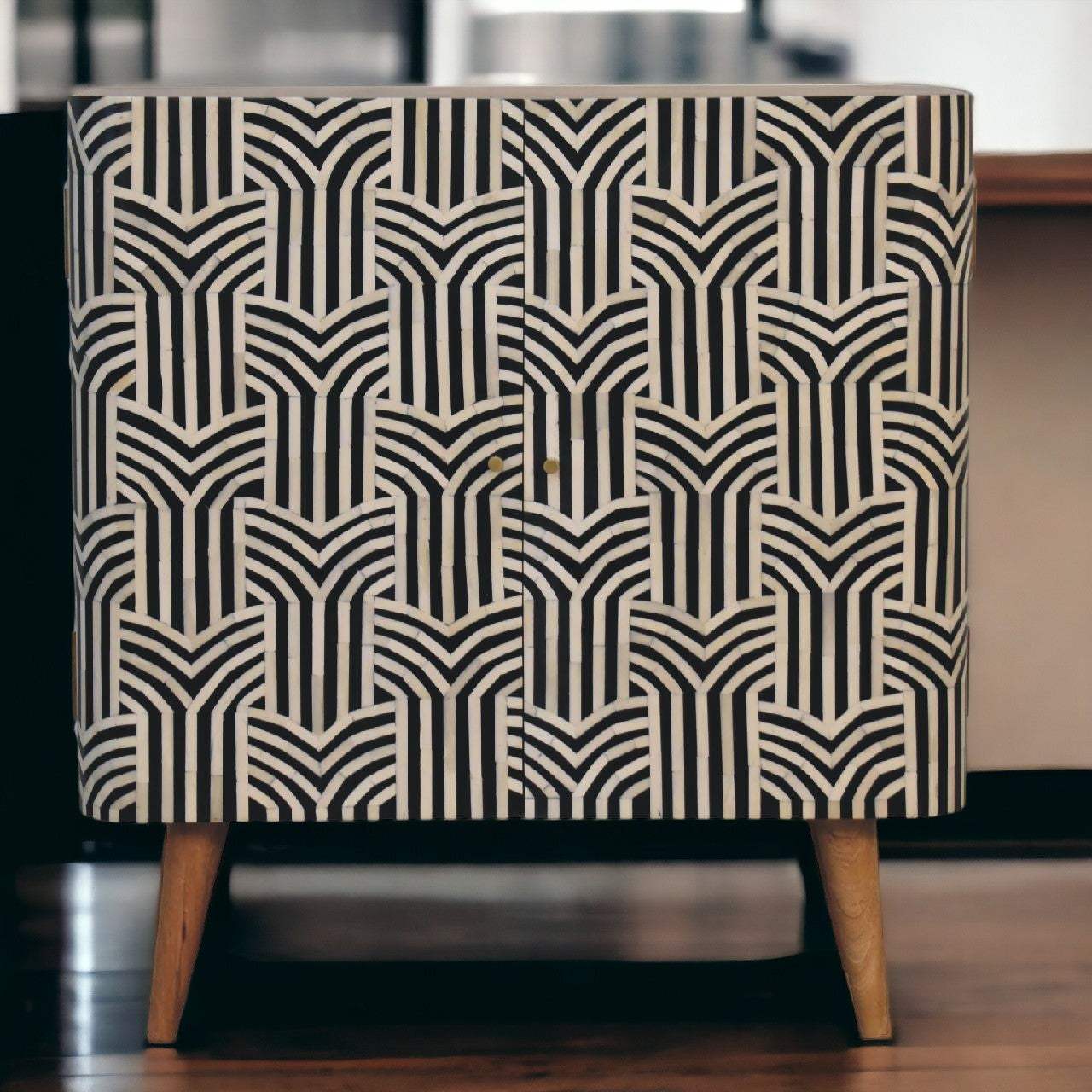 Edessa Bone Inlay Cabinet - Artisan Furniture - Flyclothing LLC
