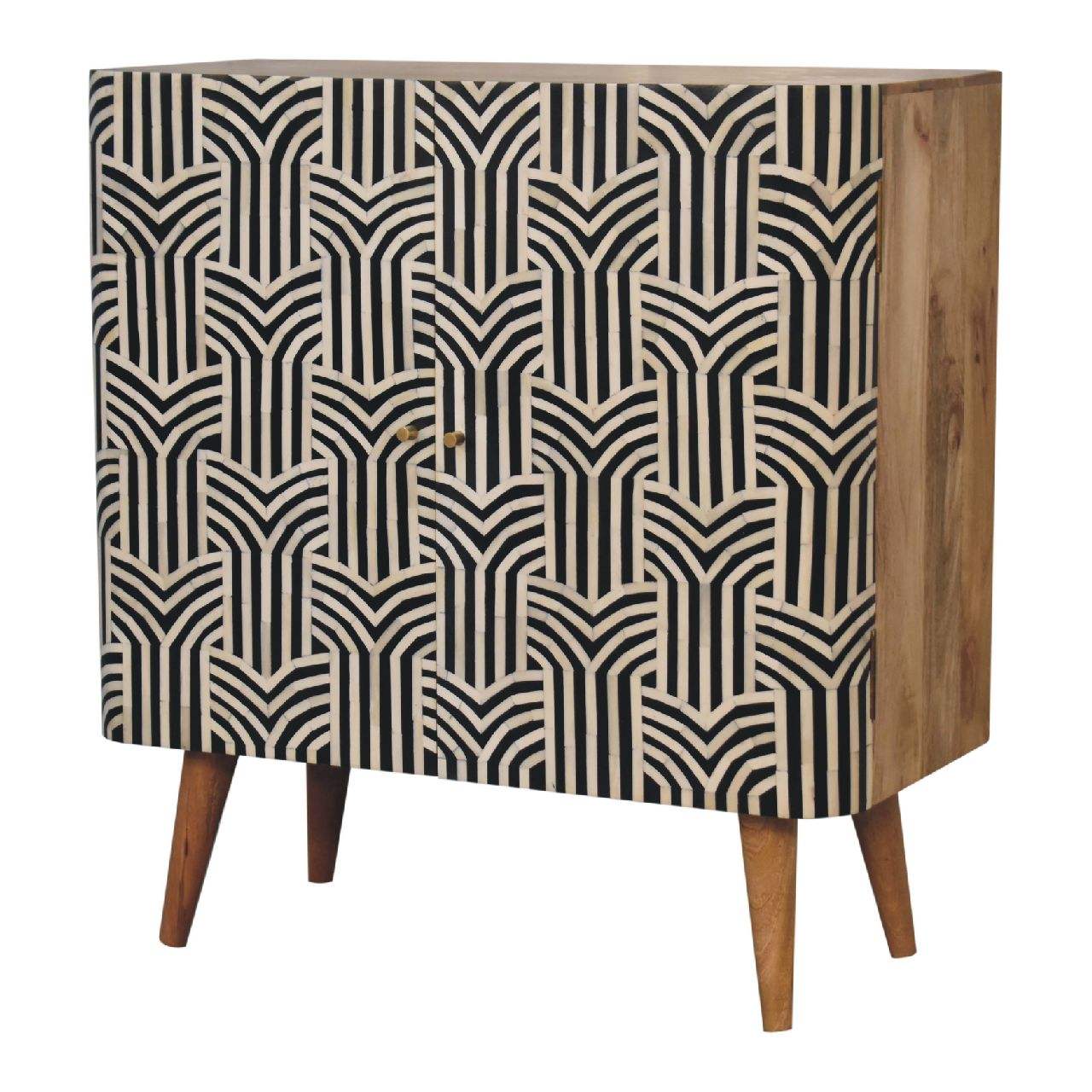 Edessa Bone Inlay Cabinet - Artisan Furniture - Flyclothing LLC
