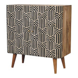Edessa Bone Inlay Cabinet - Artisan Furniture - Flyclothing LLC
