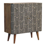 Edessa Bone Inlay Cabinet - Artisan Furniture - Flyclothing LLC