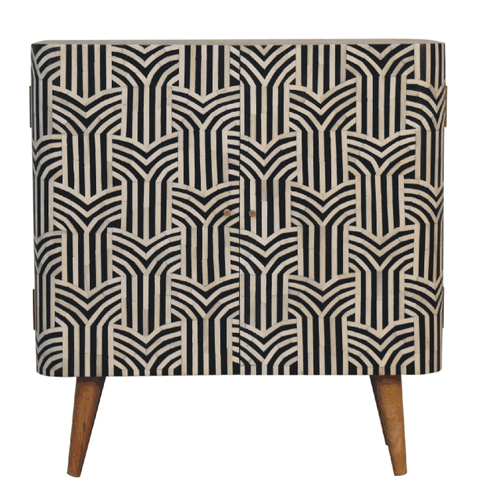 Edessa Bone Inlay Cabinet - Artisan Furniture - Flyclothing LLC